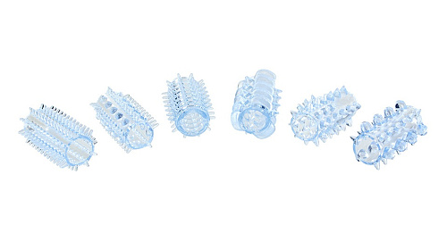 1 голубая насадка Toy Joy POWER PENIS SLEEVE SET 3006010227-1