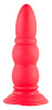 Красная анальная втулка с заострённым кончиком ToyFa 901331-9 (14,5 см)