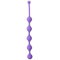 Фиолетовая анальная цепочка Dream Toys SEE YOU FIVE BEADS ANAL 21222 (28,1 см)