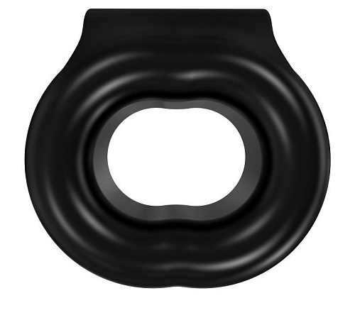 Чёрное эрекционное виброкольцо Bathmate Stretch BM-CR-ST