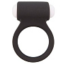 Чёрное эрекционное виброкольцо Dream Toys LIT-UP SILICONE STIMU RING 3 BLACK 21158