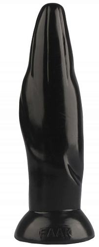 Чёрная фигурная анальная втулка Сумерки богов 1017-40 BX DD (22,5 см)