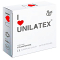 Ультратонкие презервативы телесного цвета Unilatex Ultra Thin №3 (3 шт)