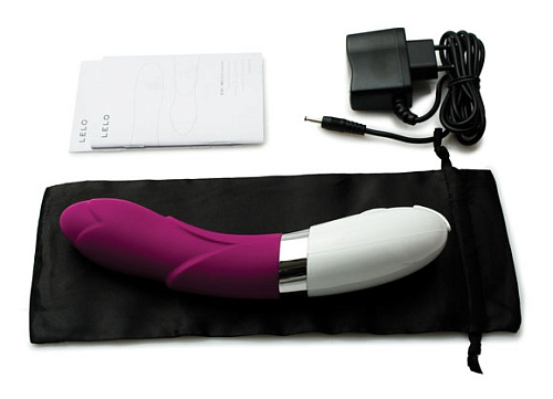 Фиолетовый вибратор украшенный лепестками Lelo Iris Deep Rose LEL0635