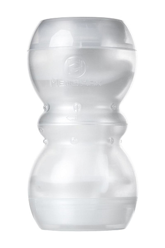 Мастурбатор белого цвета с 6 уровнями тугости тоннеля Men sMax Smart Gear+Wetch  MM-01