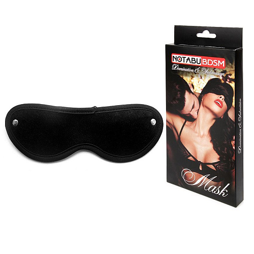 Чёрная текстильная маска на резиночке Bior toys MLF-90018-1