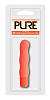 Оранжевый вибромассажёр с рельефом NMC PURE 3.5INCH VIBRATOR ORANGE 111640 (9 см)