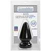 Большая анальная пробка в чёрном цвете Doc Johnson Titanmen Tools Butt Plug 3.75 Diameter Ass Servant 3203-01-CD (19 см)