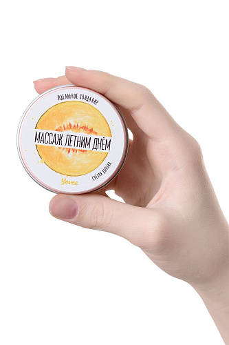 Массажная свеча с ароматом дыни ToyFa «Массаж летним днём»  722010