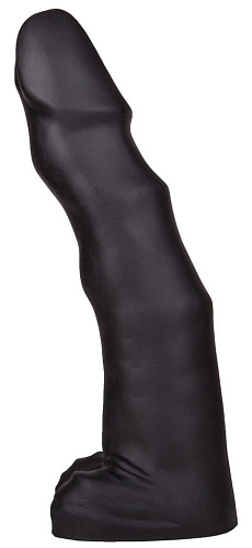 Чёрный фаллоимитатор-гигант LOVETOY (А-Полимер) TYRANT 927800 (36 см)