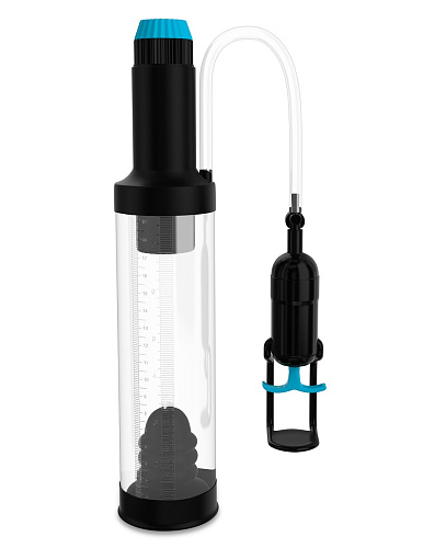 Прозрачная вакуумная помпа Pipedream WORX DELUXE HEAD JOB PUMP PD3291-23