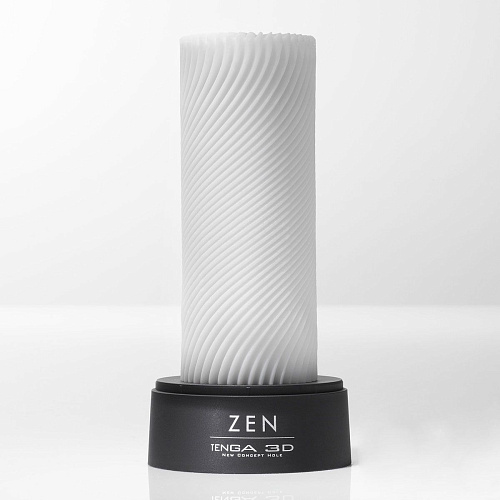 Белый 3D мастурбатор Tenga ZEN TNH-003