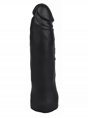 Чёрная насадка HARNESS для трусиков с плагом Сумерки богов №3 353-03 BX DD (17 см)