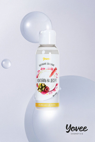 Массажное масло для поцелуев с ароматом пина-колады ToyFa «Коктейль на десерт» 722115 (100 мл)