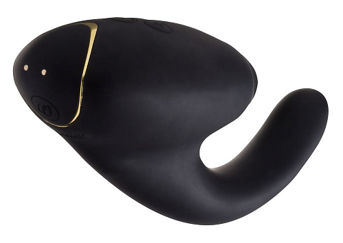 Чёрный стимулятор 2-в-1 для женщин Womanizer InsideOut 0592595