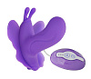 Поясная фиолетовая вибробабочка с 7 режимами вибрации и пультом Seven Creations Butterfly A004V1F227V1