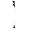 Чёрный стек Pipedream Leather Riding Crop PD3691-23 (70 см)