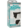Чёрные трусики с плугом Vac-U-Lock Doc Johnson Panty Harness with Plug Full Back 1091-01-BX (размер S/M)
