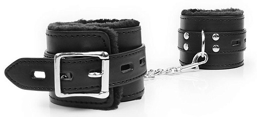 Чёрные поножи на металлических карабинах Bior toys NTB-80568