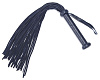 Тёмно-синий флоггер из кожи Fifty Shades of Grey DARKER LIMITED COLLECTION FLOGGER FS-65099 (66 см)