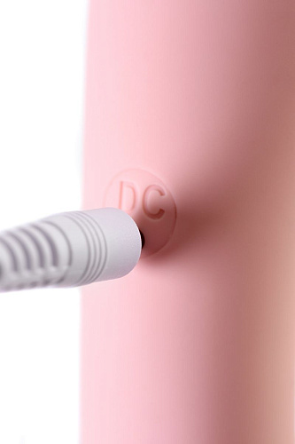 Розовый силиконовый вибратор с электростимуляцией ToyFa TESLA G-POINT 796003 (21 см)