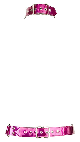 Неоново-розовая сбруя на шею и талию Orion Bad Kitty Body Harness 2492547 3101