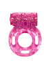 Розовое эрекционное кольцо с вибрацией Lola toys Rings Axle-pin 0114-83Lola