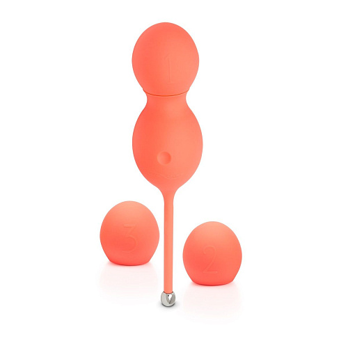 Коралловые вагинальные шарики с вибрацией We-vibe Bloom SNBLSGA