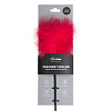 Стек-щекоталка с красными перьями EDC Wholesale Feather Tickler ET253RED (44 см)