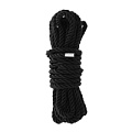 Чёрная верёвка для шибари Dream Toys DELUXE BONDAGE ROPE 21527 (5 м)
