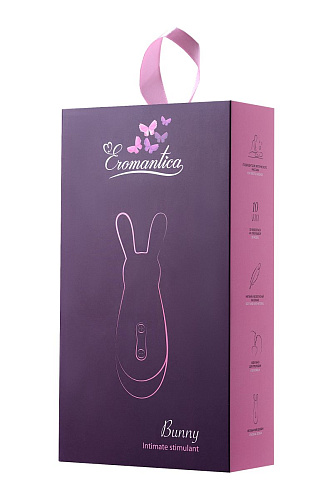 Фиолетовый стимулятор эрогенных зон Eromantica BUNNY 120301 (21,5 см)