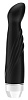 Чёрный вибратор со скошенной головкой Shots Media BV Livvy LOV004BLK (15,5 см)