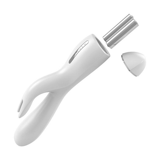 Белый вибратор с клиторальными ушками OVO K3 WHITE (20 см)