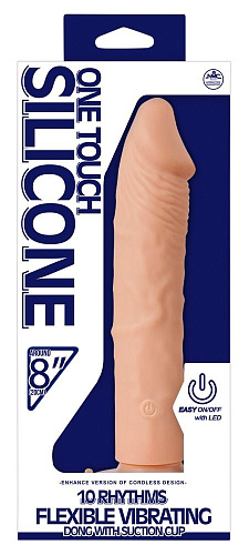 Телесный вибратор NMC One Touch Silicone 590592 (22,5 см)