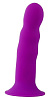 Фиолетовый фаллоимитатор-реалистик Dream Toys PREMIUM RIBBED DILDO 21703 (18 см)