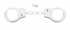 Белые металлические наручники Shots Media BV SHOTS TOYS White SHT347WHT