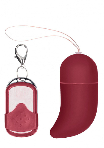 Красное виброяйцо Shots Media BV Small Wireless Vibrating G-Spot Egg SHT087RED