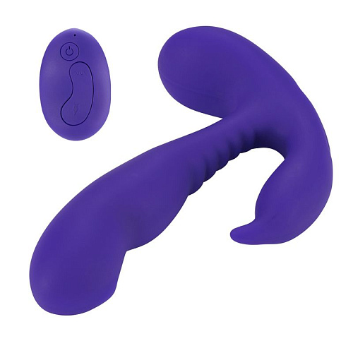 Фиолетовый стимулятор простаты Howells Remote Control Prostate Stimulator with Rolling Ball 182019Purple (13,3 см)