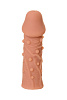 Насадка фаллического вида с венками и шишечками телесного цвета KOKOS Extreme Sleeve 006 S-size ES.006-S (12,7 см)