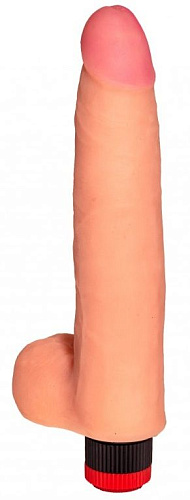 Телесный реалистичный вибратор Сумерки богов №74 3202-74 BX DD (22,5 см)