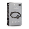 Чёрный кляп-шар EDC Wholesale Easytoys Ball Gag With Silicone Ball ET274BLK