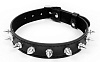 Чёрный ошейник с серебристыми шипами Bior toys NTB-80556
