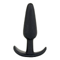 Чёрная анальная пробка для ношения Doc Johnson Mood Naughty 3 Silicone 1470-01-BX (7,6 см)