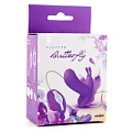 Поясная фиолетовая вибробабочка с 7 режимами вибрации и пультом Seven Creations Butterfly A004V1F227V1