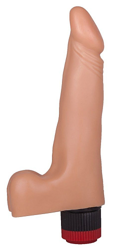 Классический реалистик с вибрацией телесного цвета LOVETOY (А-Полимер) 115000 (17,8 см)