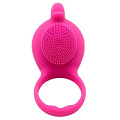 Розовое виброкольцо на пенис Howells Dolphin 185210pink
