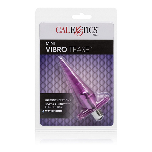Розовая анальная пробка California Exotic Novelties Mini Vibro Tease SE-0420-20-2 (12,7 см)