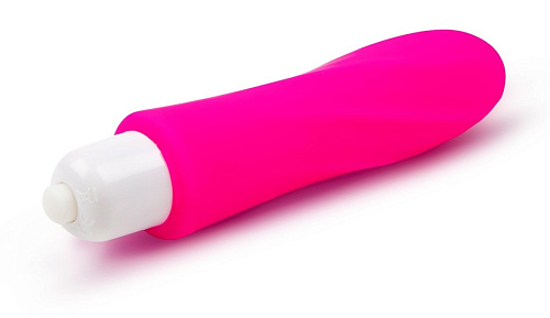 Розовая удлиненная вибропуля из силикона Brazzers BRV110 (9,5 см)