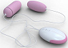 Два нежно-розовых виброяичка с пультом Odeco EXCELSIOR EGG ROSE OD-1202RE ROSE