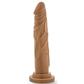 Кофейный фаллоимитатор без мошонки Blush Novelties Dr. Skin Realistic Cock Basic 7.5 BL-26117 (19 см)